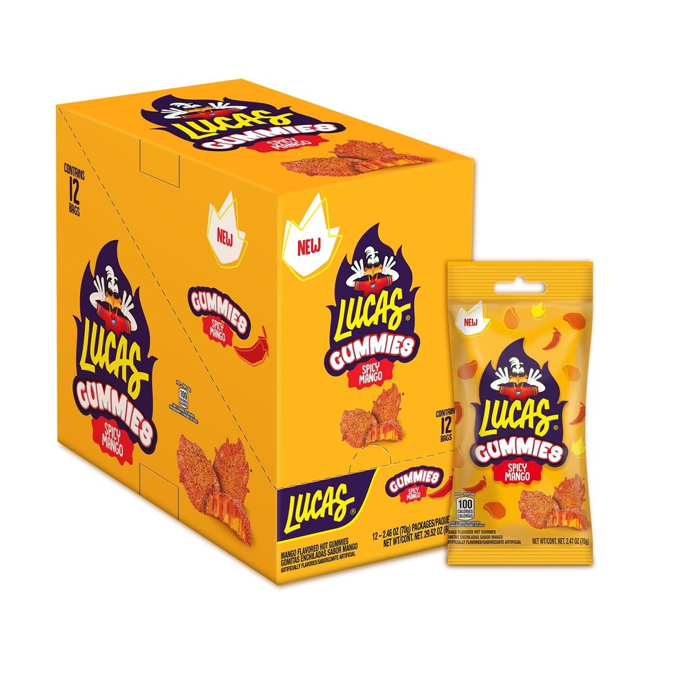 Spicy Gummies Mango Flavored 12 pack, 29.6OZ