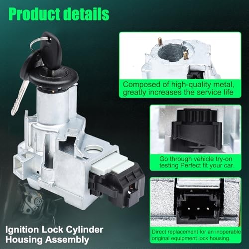 Ignition Assembly - Lock Cylinder Switch & Cylinder Housing & Starter Switch