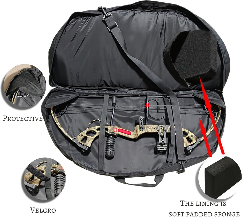 Compound Bow Case - Waterproof Lightweight Soft Padded Bow Case, 3 Multipurpose