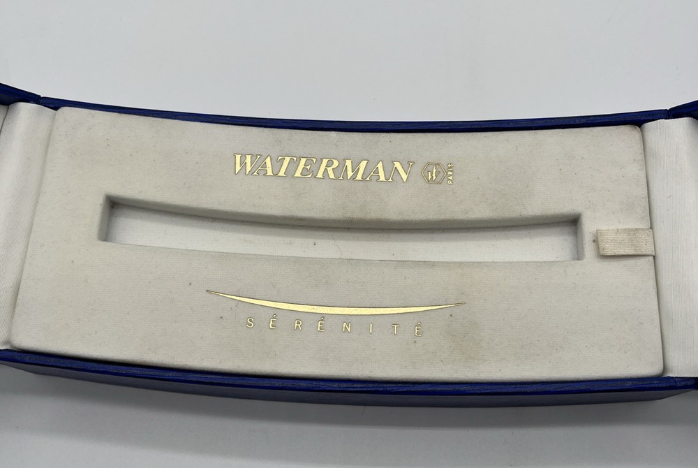Waterman Sérénitè Case (NO PEN!!). Includes Two Roller Ball Refills. Case Only