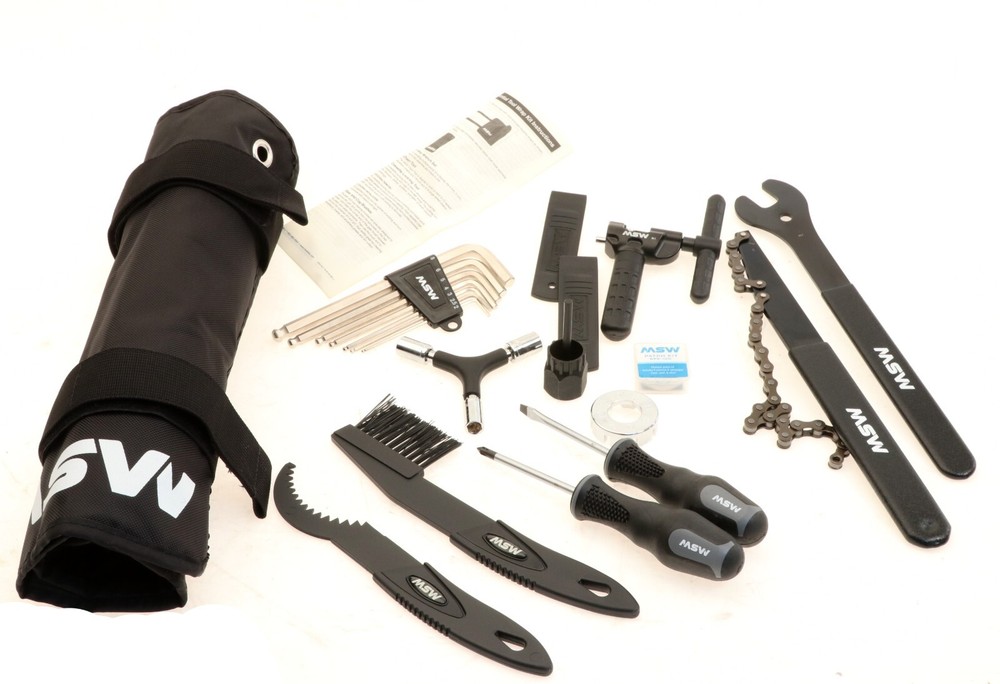MSW Essential Tool Wrap Kit Includes 20+ Bike Tools $99.99 MSRP NEW