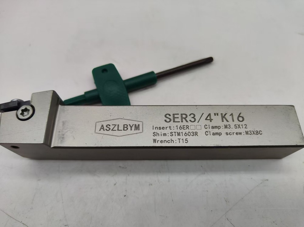 SER 3/4"K16 Lathe Turning Tool Holder holder +10PCS high-quality thread inserts