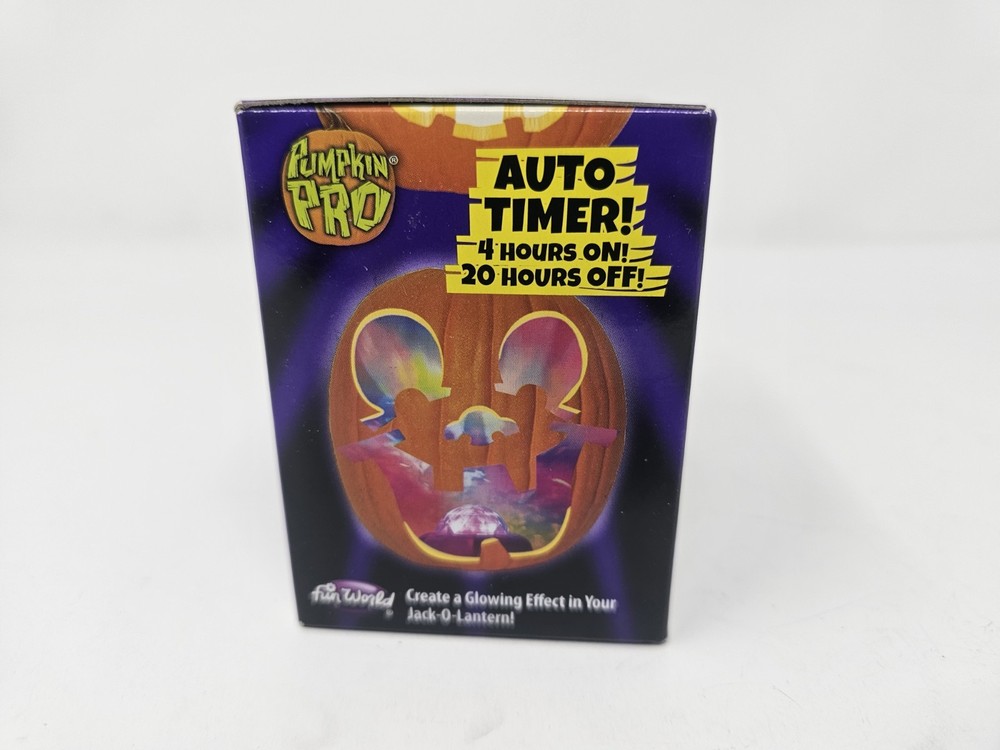 Fun World Pumpkin Pro Rainbow Pumpkin Lite Auto Timer NOS