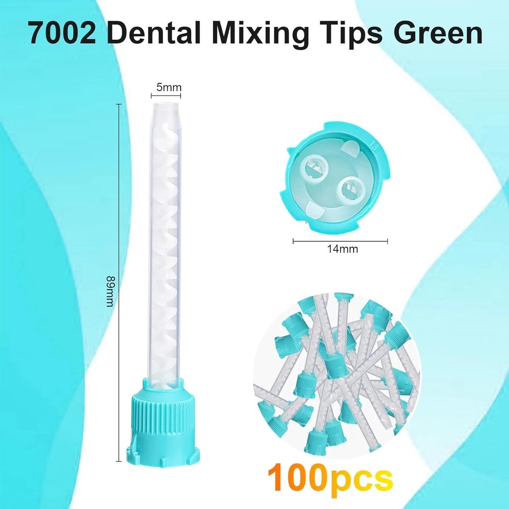 Dental Mixing Tips for Impression Material, C&B, Cements 50/Pack