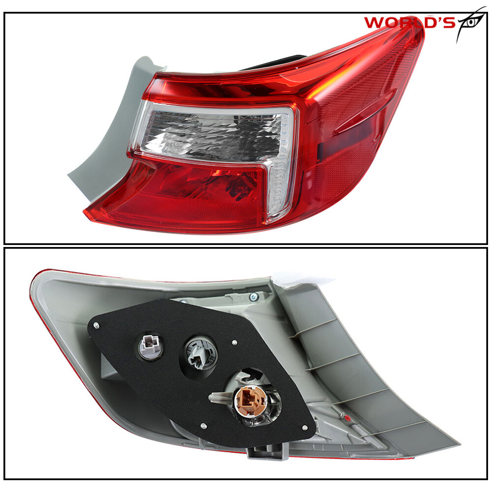 Rear Outer Tail Light Lamp Set For 2012-2014 Toyota Camry Replace Passenger Side
