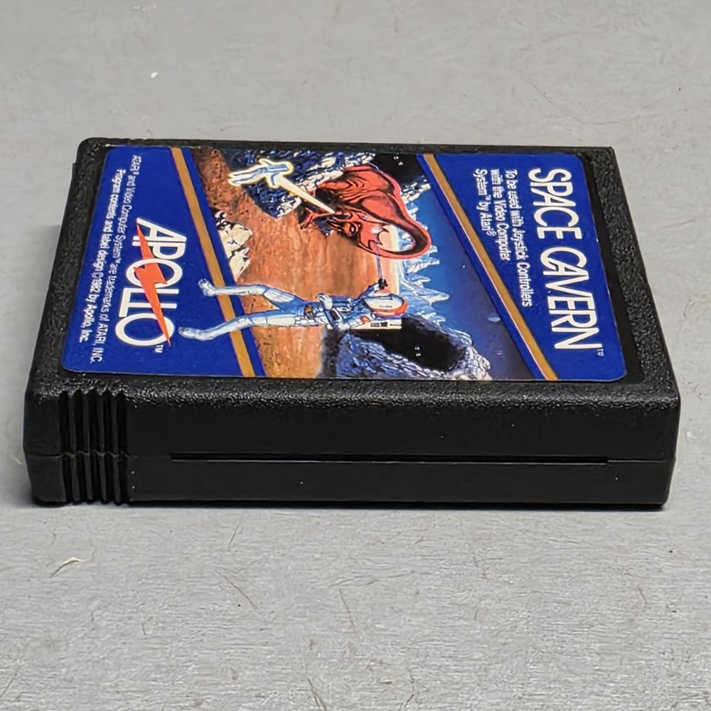 Atari 2600 Apollo Space Cavern Game Cartridge