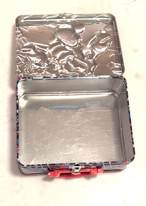 MARVEL SPIDER MAN GO SPIDEY! TIN METAL LUNCHBOX 2013 - EMPTY
