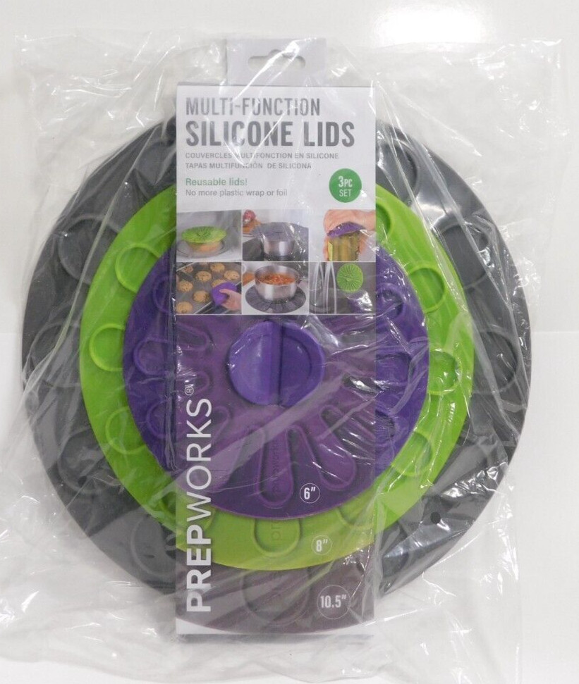 NEW SEALED - Prep works by Progressive Multi-Function Silicone Lids