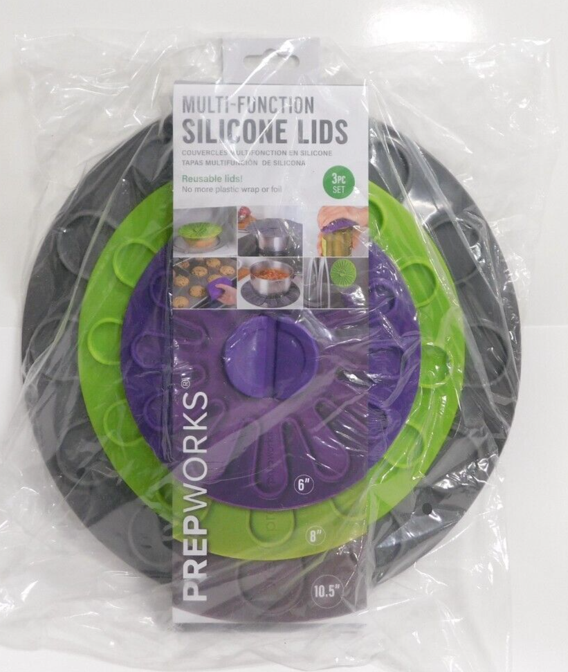 NEW SEALED - Prep works by Progressive Multi-Function Silicone Lids