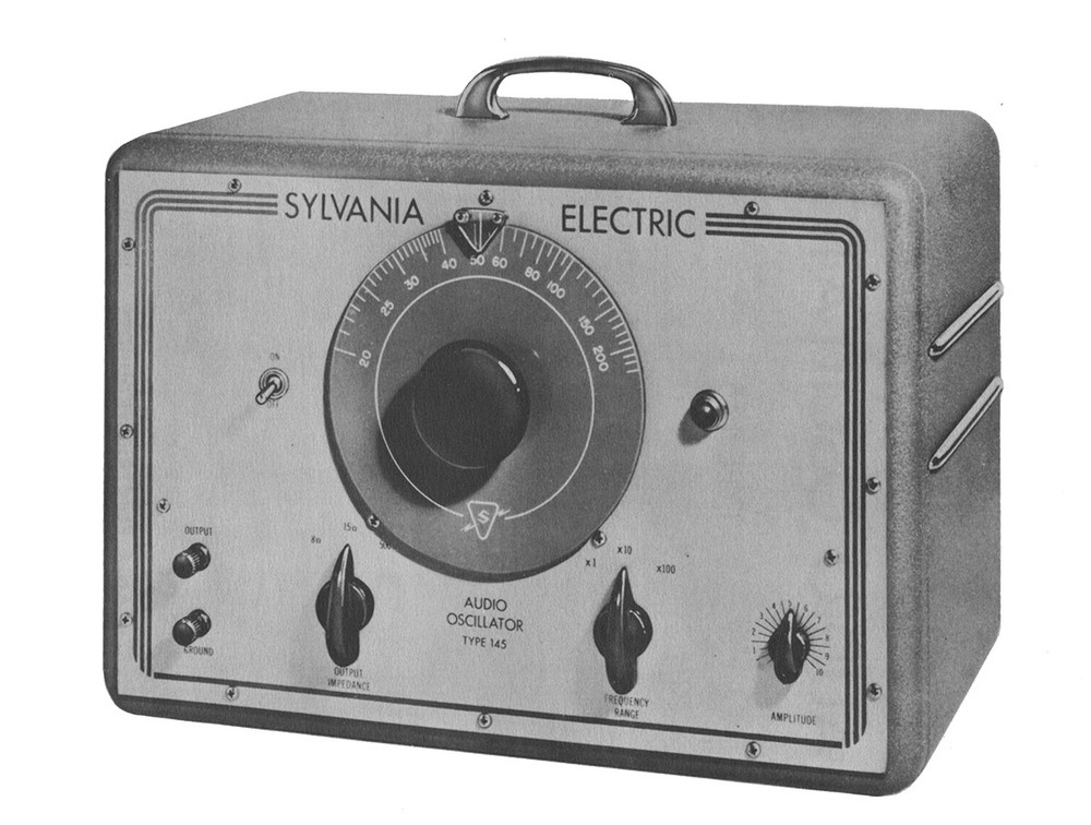 Sylvania Audio Oscillator Type 145 Manual