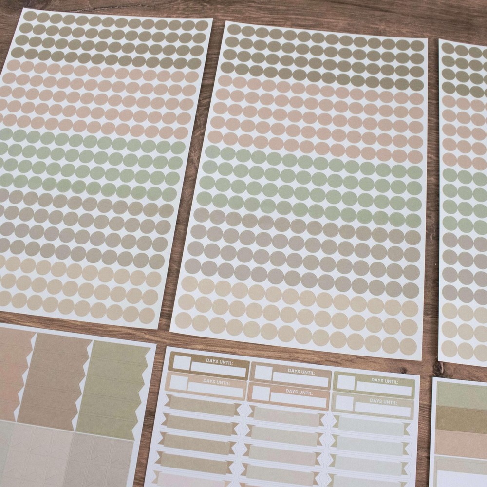 Planner Stickers | Color Coding – Aesthetic Boho