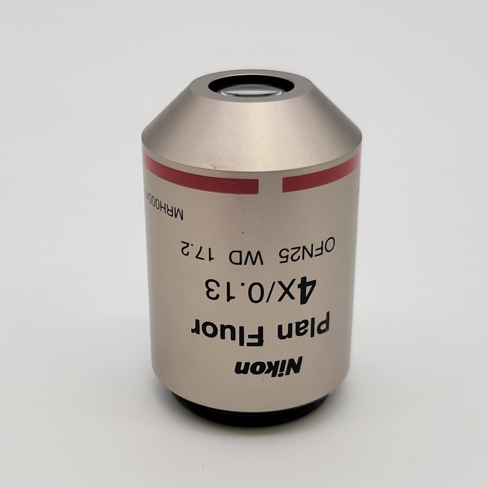 Nikon Microscope Objective Plan Fluor 4x  WD 17.2