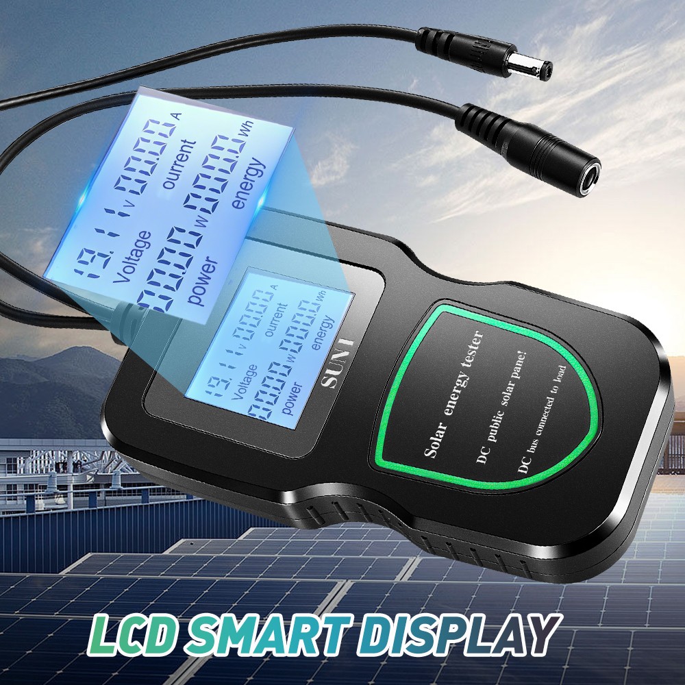 500W MPPT Photovoltaic Panel Multimeter Tester Tool for Testing Solar Panel Data