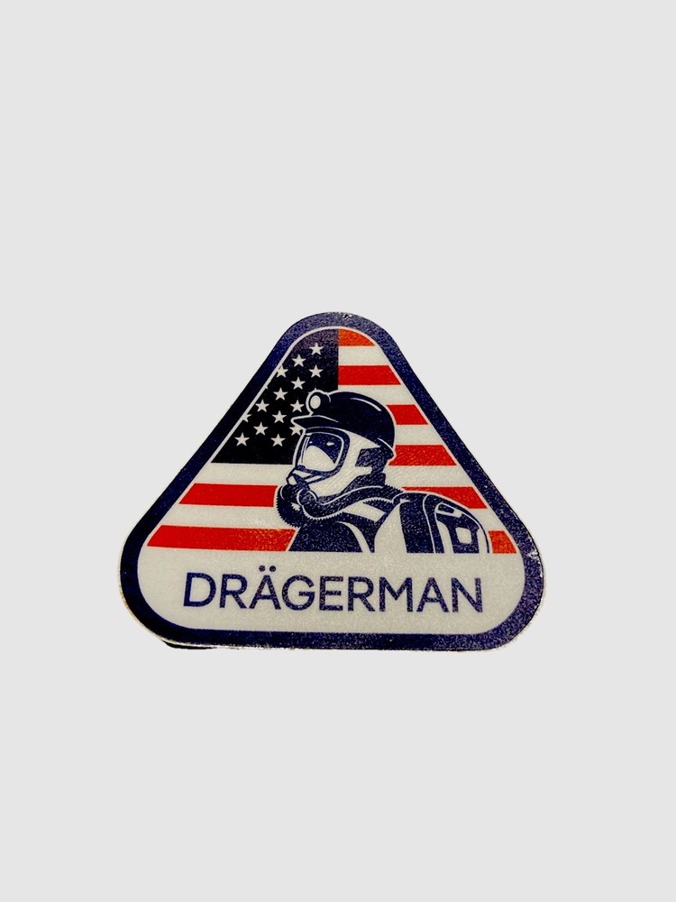 Dragerman Mine Rescue Mining Sticker