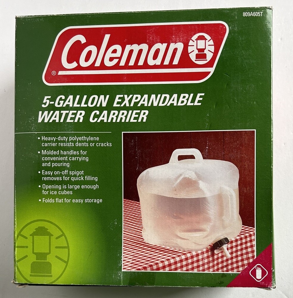 Coleman 5Gallon Expandable Water Carrier