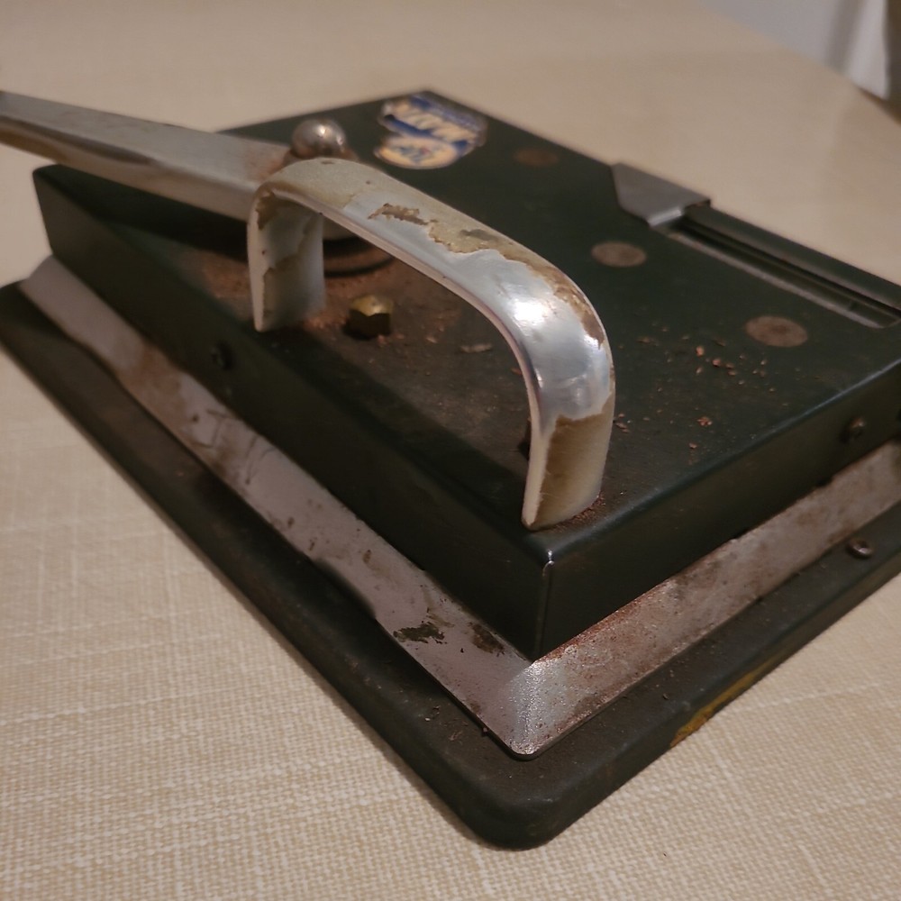 VTG Top-O-Matic Cigarette Machine Front Plate Cigarette Rolling Machine Parts