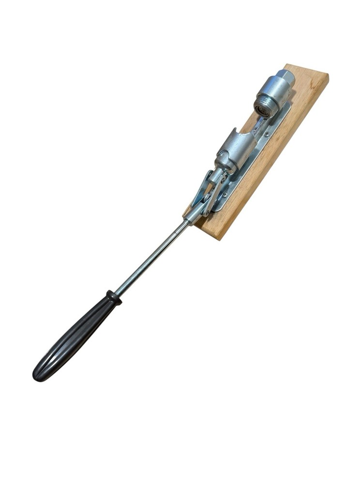 Heavy Duty Pecan and Nut Cracker Tool Wood Base and Adjustable Handle US