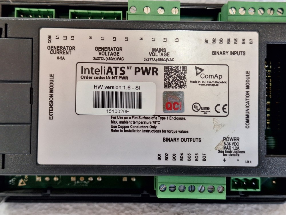 InteliATS NT PWR Power ComAp (Tested)