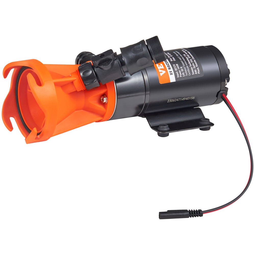 VEVOR 12V RV Portable Macerator Pump 12 GMP Quick Release RV Waste Sewage Pump