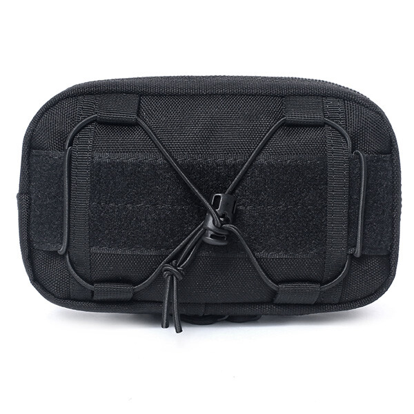 Tactical Molle Horizontal Admin Pouch 1000D Utility EDC Bag with Shoulder Strap