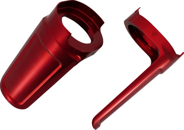 Arlen Ness Method Fork Guards Red #120-021 Harley Davidson
