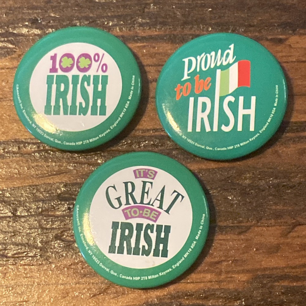 3 Irish Pins