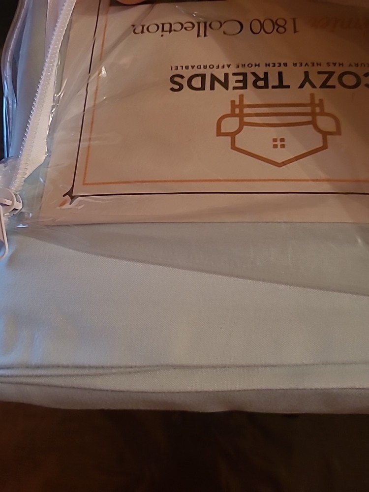 4 Pc Sheet Set Blue Glass Color