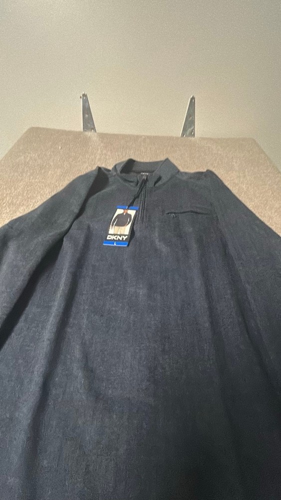 DKNY Men's 1/4 Zip Performance Pullover with Chest Pocket