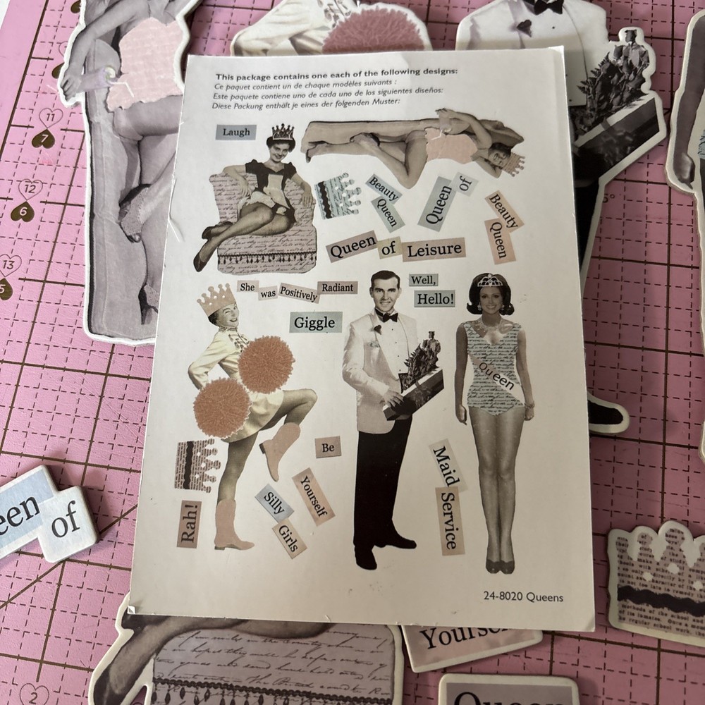 Dimensional Ephemera "QUEEN" 9pieces