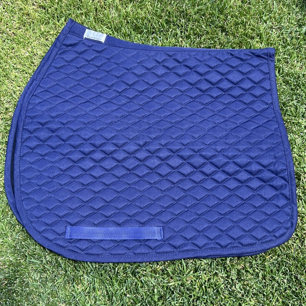 TUFFRIDER BASIC DRESSAGE SADDLE PAD BLUE