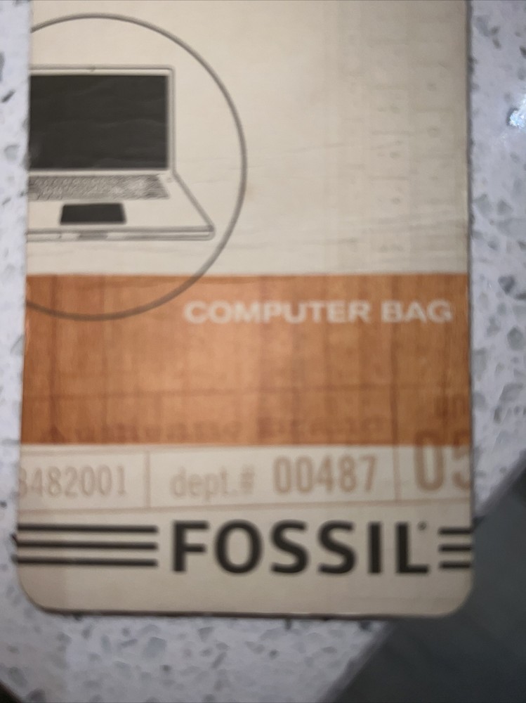 Fossil Mission Backpack Computer Bag Travel Office