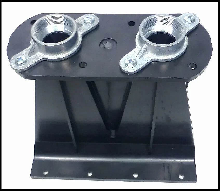 LASE 8" x 4.5" Dual 1 3/8" Screw-On Line Array Compression Horn (Auto, Pro Audio