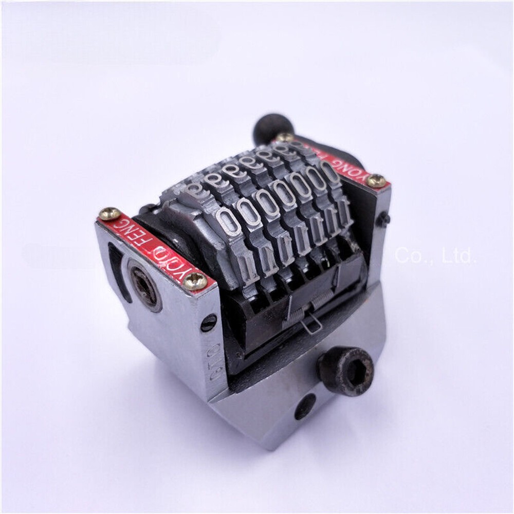 For GTO Heidelberg Printer 7 Digits Rotary Numbering Machine Vertical Forward