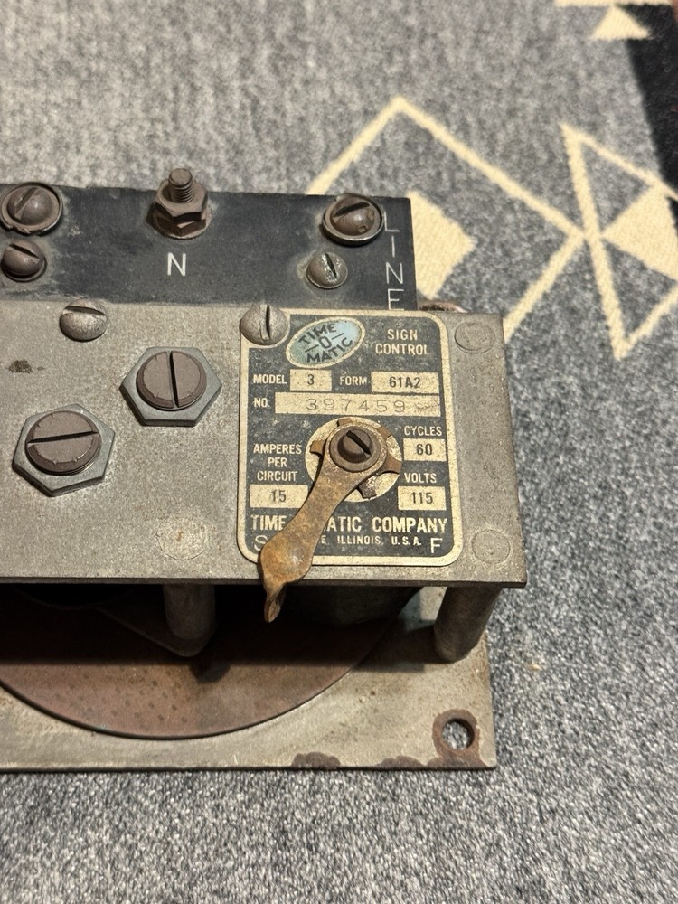 Time-O-Matic Model 3 Industrial Timer Switch Form 61A2