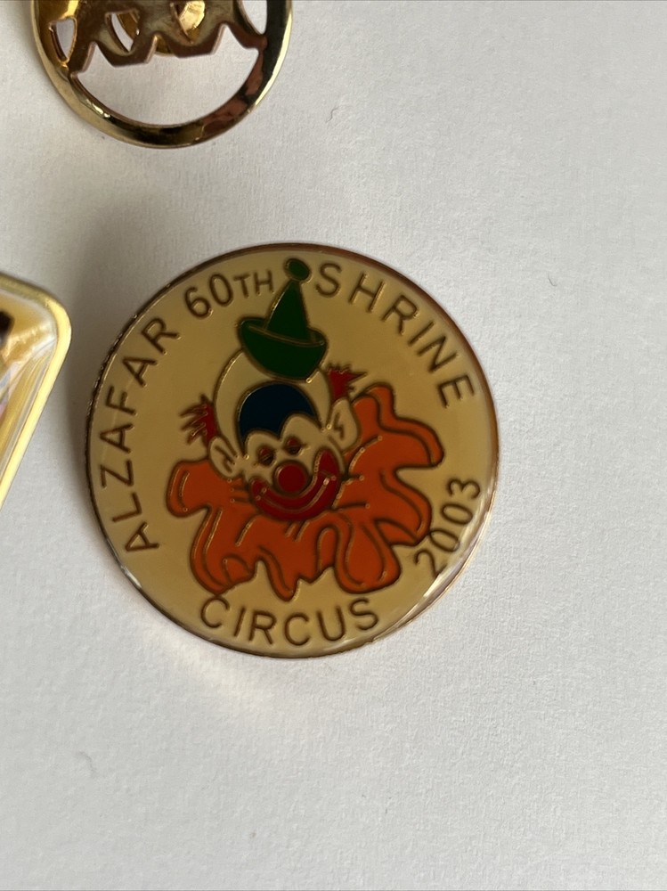 Masonic Shriner Lapel Hat Pin Lot