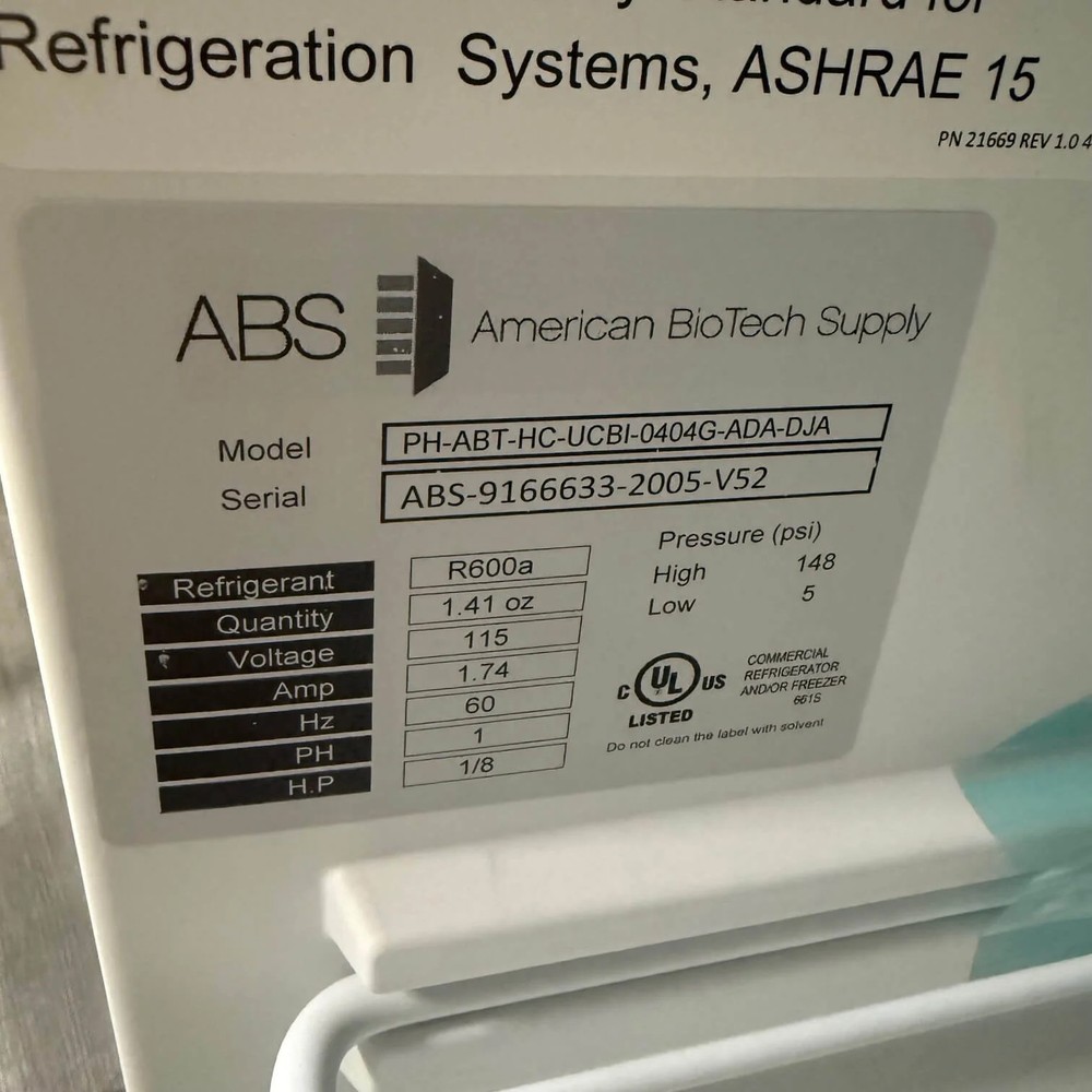 ABS 4.6 cu. ft. ADA Compliant Undercounter Refrigerator