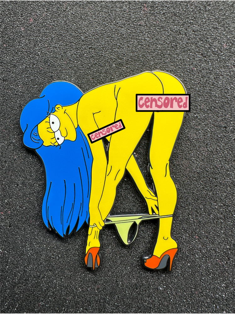 Marge Waifu Lewd Pin
