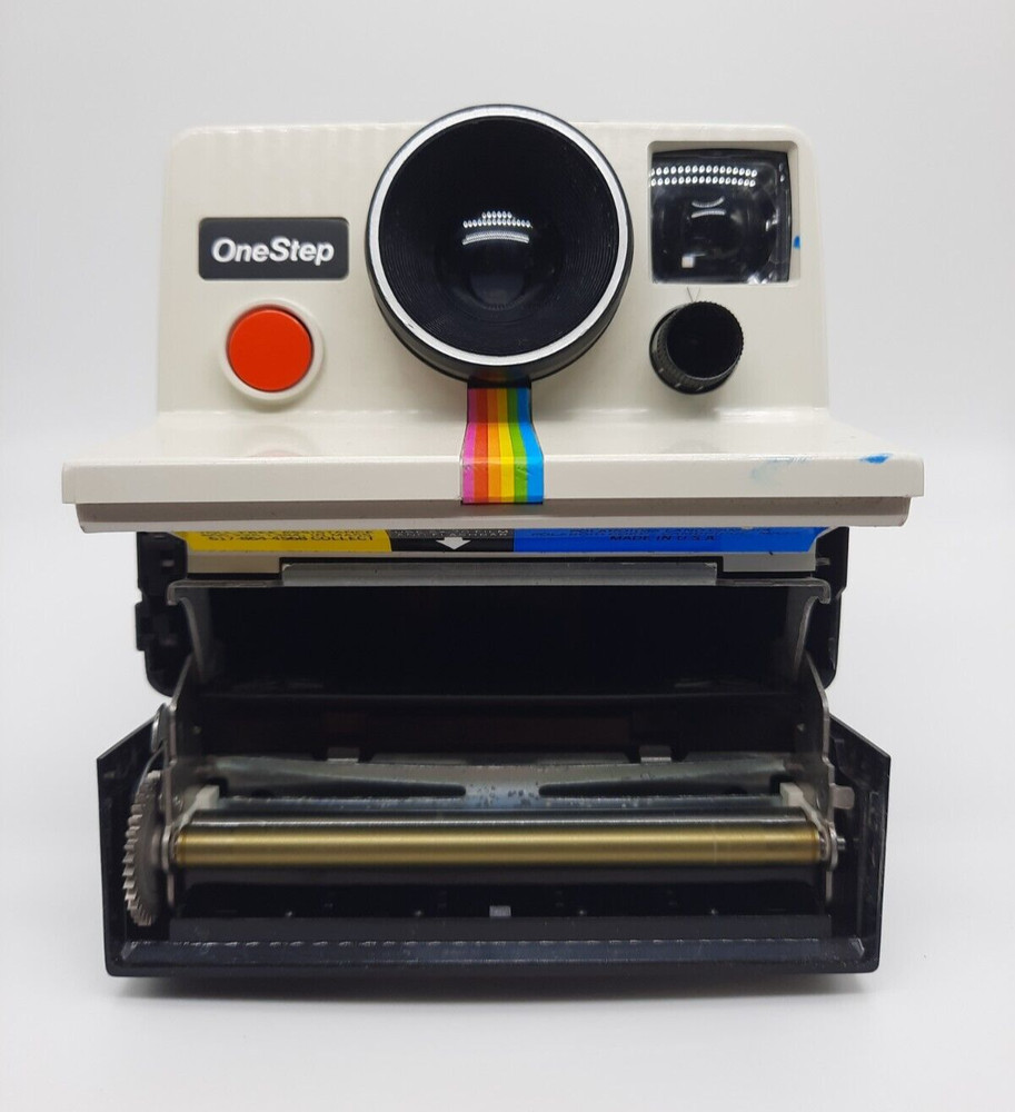 Vintage Polaroid One Step Rainbow Land Camera, Untested As-Is
