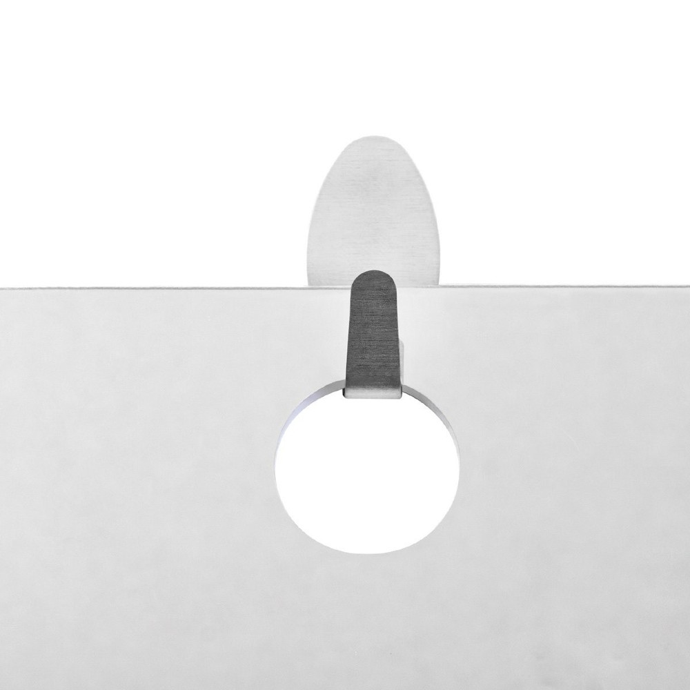 Fogless Shower Mirror with Versatile Hook Options - Perfect for Shaving