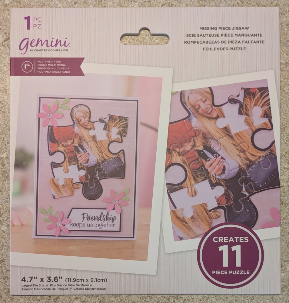 Crafters Companion Gemini Statement & Missing Piece jigsaw Dies