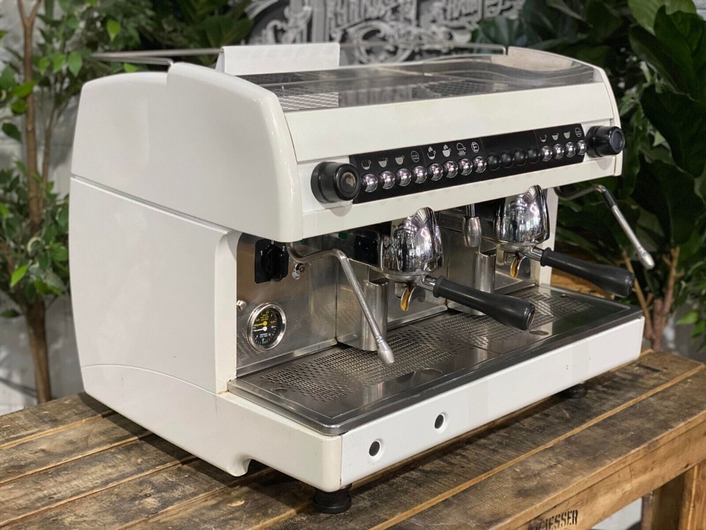 WEGA SPHERA 2 GROUP WHITE ESPRESSO COFFEE MACHINE