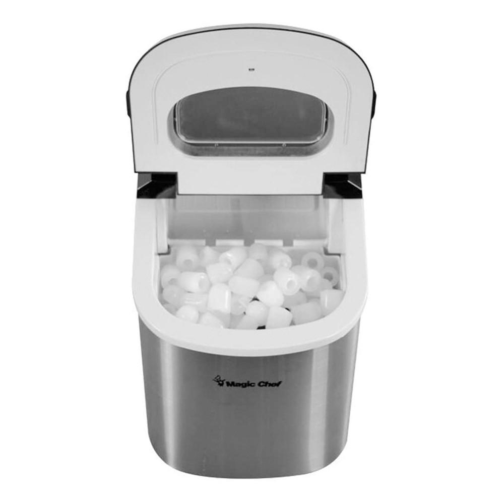 Magic Chef Portable Countertop Ice Maker, Small Ice Maker for Kitchen or Home