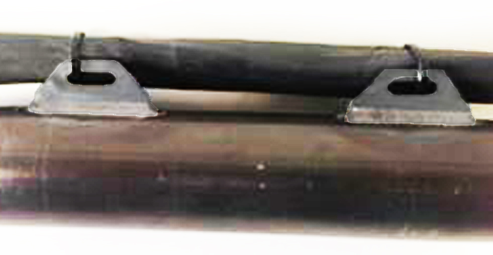 Weld on tabs for zip tie mount ,brake line 20 pack