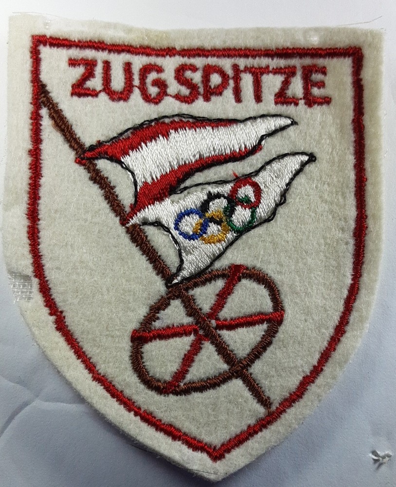 Zugspitze Olympic Patch - Germany Souvenir - Used  - FREE Shipping