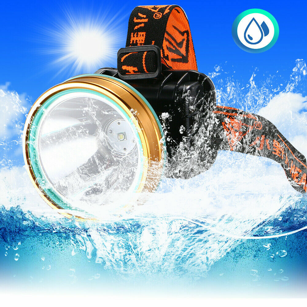 Led Headlight Head Lamp USB Rechargeable Torch Work Flashlight Hunting Light