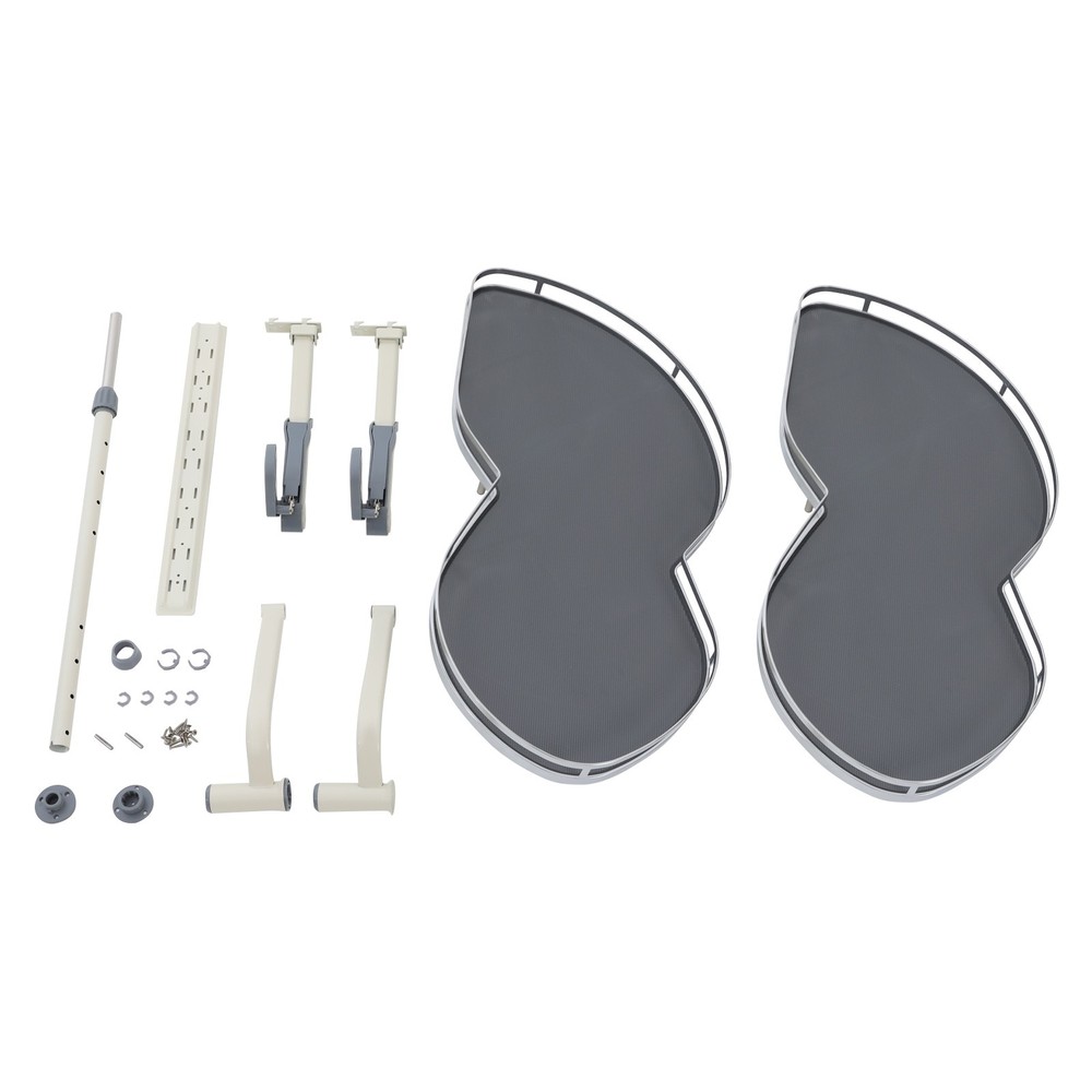 Kitchen Blind Corner Cabinet Pull Out Shelves 2-Tier Left Pull-out Organizer