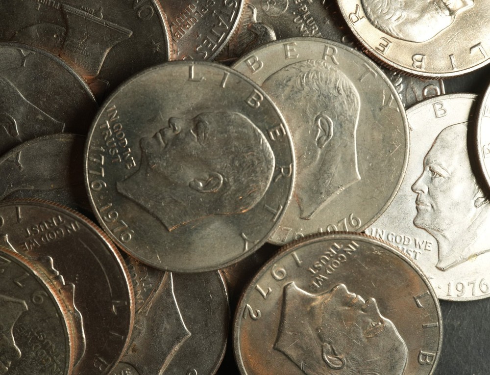 (20) 1971-1978 Eisenhower Ike Dollars - Clad