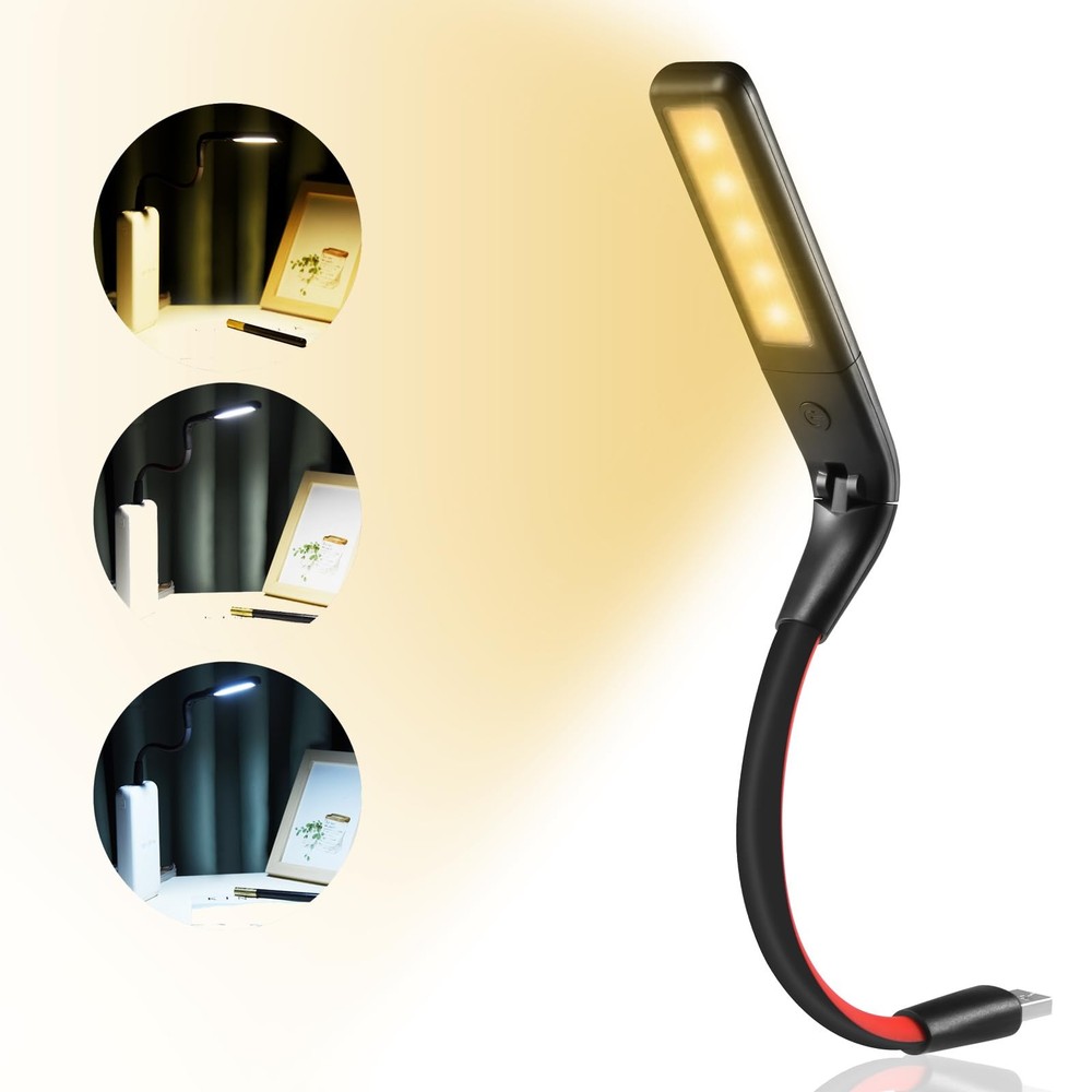 USB LED Light for Laptop Lamp, Brighter Gesture Sensing Mini, Black