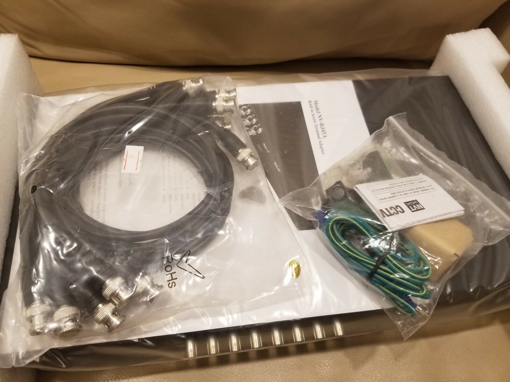 Network Video Technologies NVT NV-813 UTP Passive Transceiver Hub *New In Box*