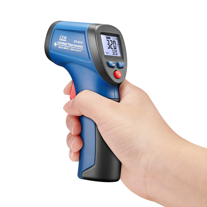 CEM DT-810 Mini Infrared thermometer Auto Range LCD Display ✦KD